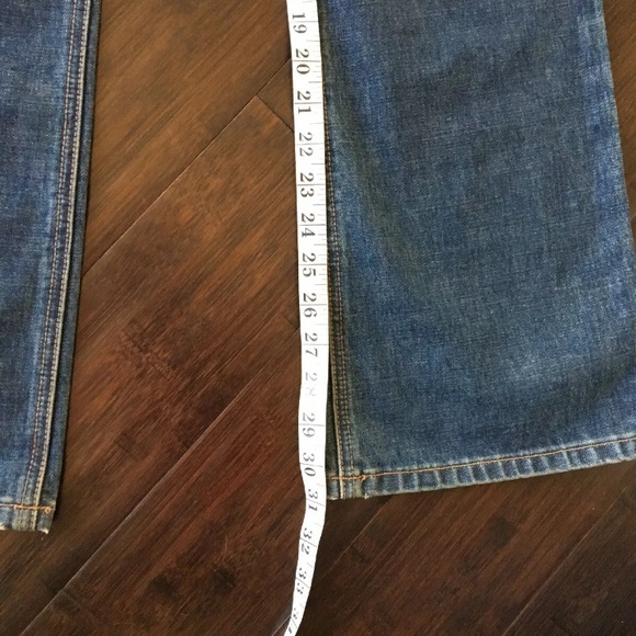 Vtg 90s J Crew Sz 2 Hipster Flare Jeans 9” Rise - Picture 5 of 8